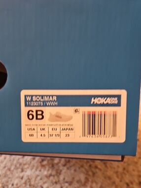 NIB Women's Hoka Solimar,Size 6,White